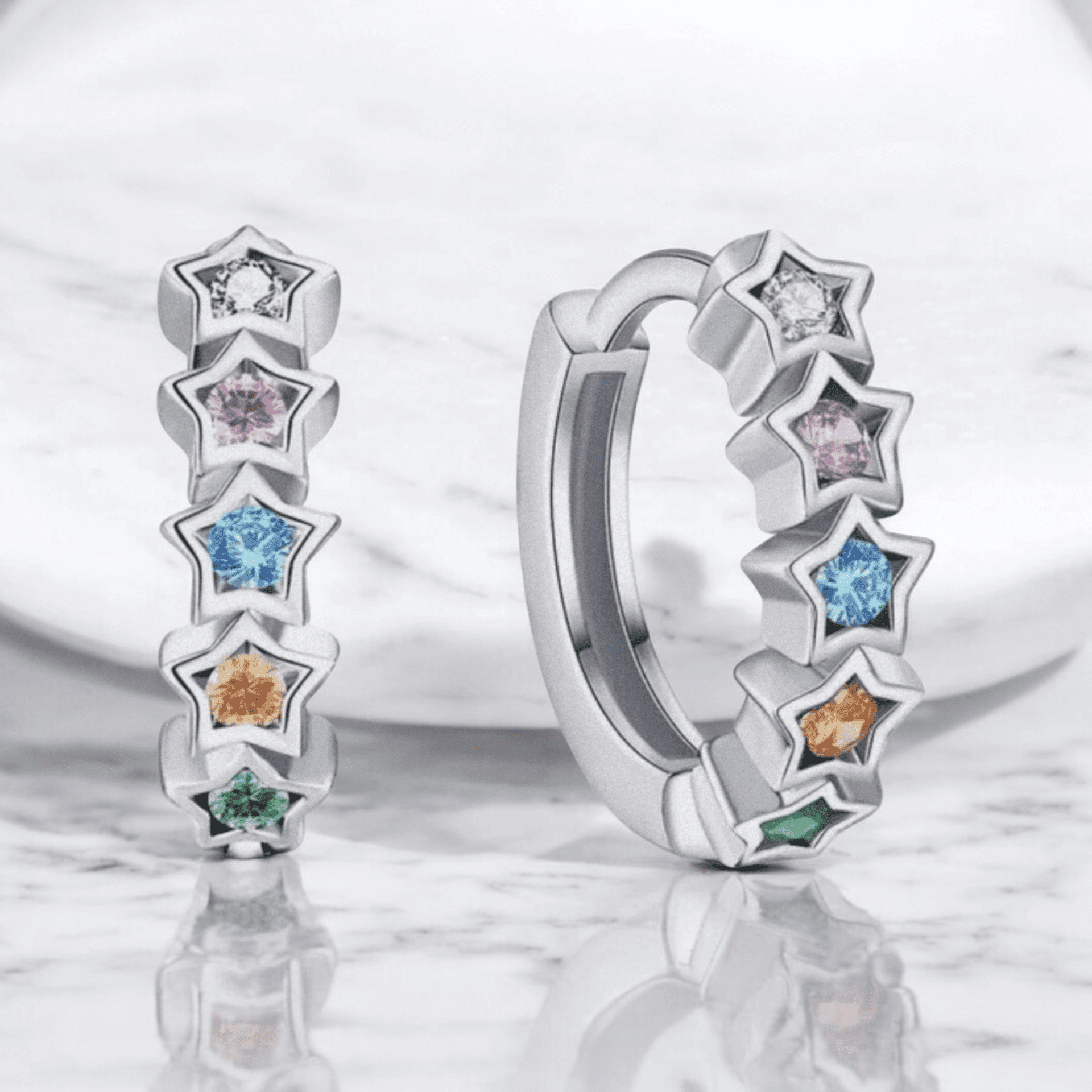 Pendientes Estrellas - 3